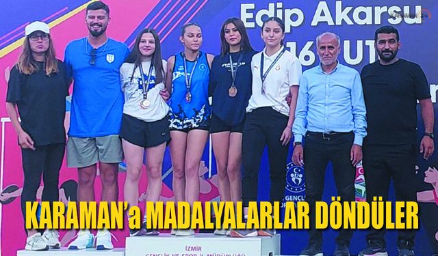 Karamanlı Atletlerden İzmir’de Madalya Yağmuru!