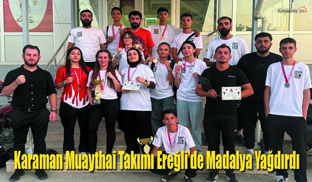 Karaman Muaythai Takımından Madalya yağmuru