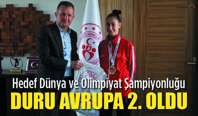 Duru Bahadır Avrupa İkincisi Oldu