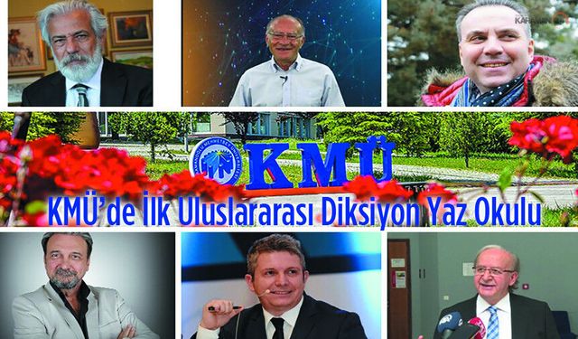 KMÜ’de İlk Uluslararası Diksiyon Yaz Okulu