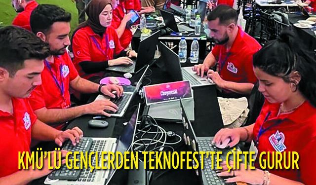 KMÜ’lü Gençlerden TEKNOFEST’te Çifte Başarı