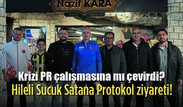 Hileli ürün skandalıyla anılan firmaya protokol ziyareti