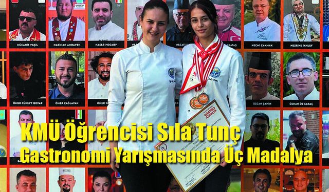 Sıla Tunç’tan Gastronomi Yarışmasında Üç Madalya