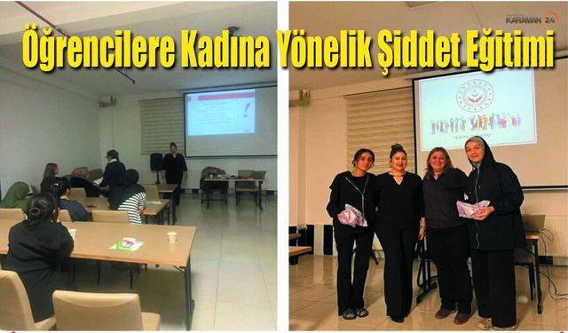 Öğrencilere Aile İçi ve Kadına Yönelik Şiddet Eğitimi
