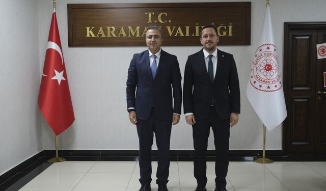 AK Parti Milletvekili Eser'den Vali Çiçek'e Hayırlı Olsun Ziyareti