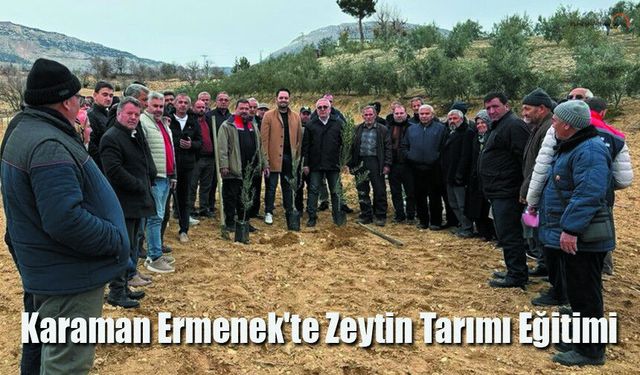 Karaman Ermenek'te Zeytin Tarımı Eğitimi
