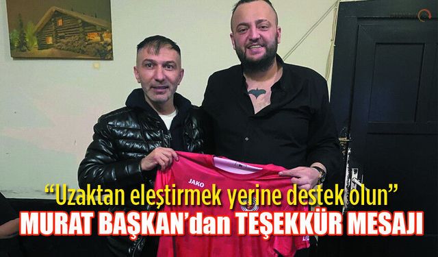 Murat Çolakoğlu’ndan Karamanlılara Teşekkür
