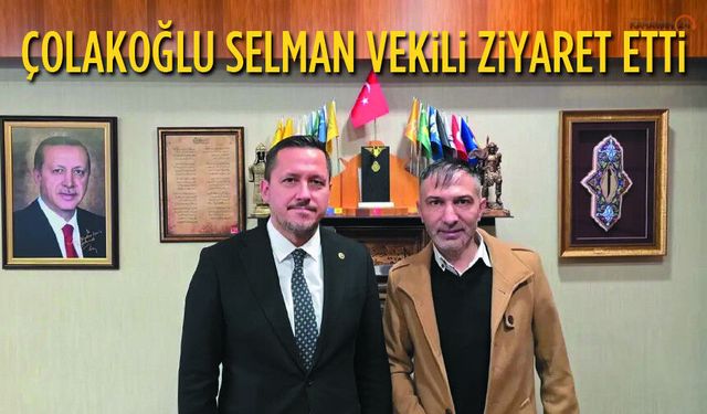 Karaman FK Başkanı Eser'i Ziyaret Etti