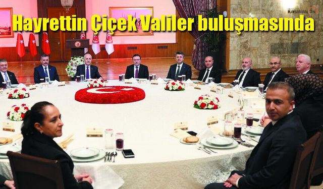 Valiler Buluşması'na Karaman Valisi Hayrettin Çiçek Katıldı