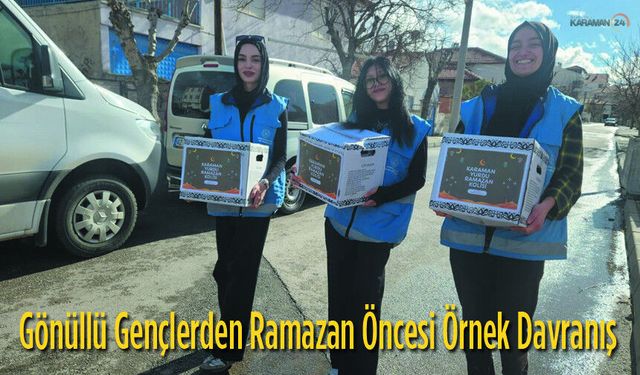 Gönüllü Gençlerden Ramazan Öncesi Örnek Davranış