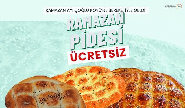 Bu Köyde Ramazan Boyunca Pide Ücretsiz