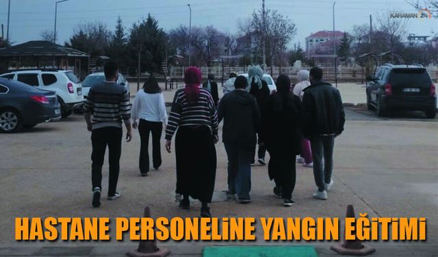 Hastane Personeline Tahliye ve Yangın Eğitimi Verildi