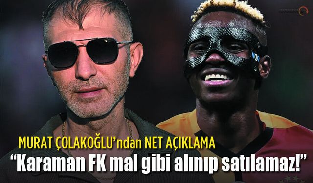 Başkan Çolakoğlu'ndan Net açıklama!