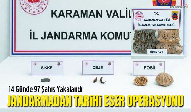 Jandarma, 14 Günde 97 Şahıs Yakaladı