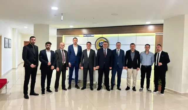 KMÜ Heyeti Karaman TSO'yu Ziyaret Etti