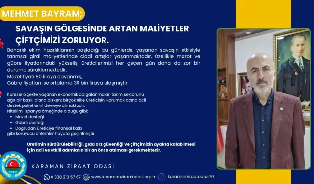 Savaşın Gölgesinde Çiftçi Maliyetleri Artıyor