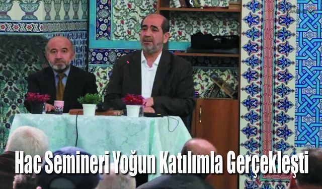 Karaman'da 2026 Hac Semineri Yoğun Katılımla Gerçekleşti
