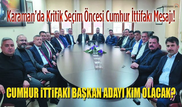 Kritik Seçim Öncesi Cumhur İttifakı Mesajı..