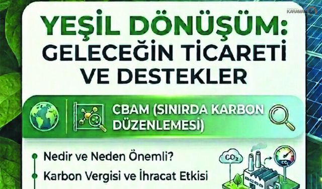 Karaman TSO'dan Yeşil Dönüşüm ve Destekler Toplantısı Daveti
