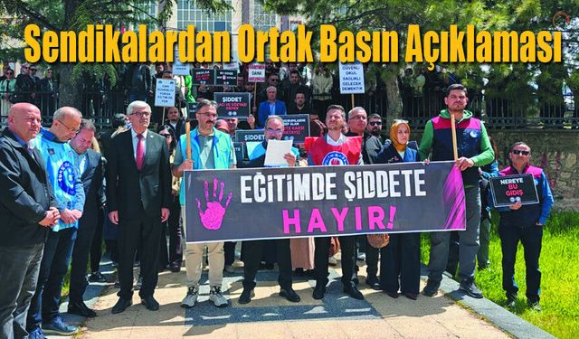 Karaman’da Sendikalardan Ortak Basın Açıklaması