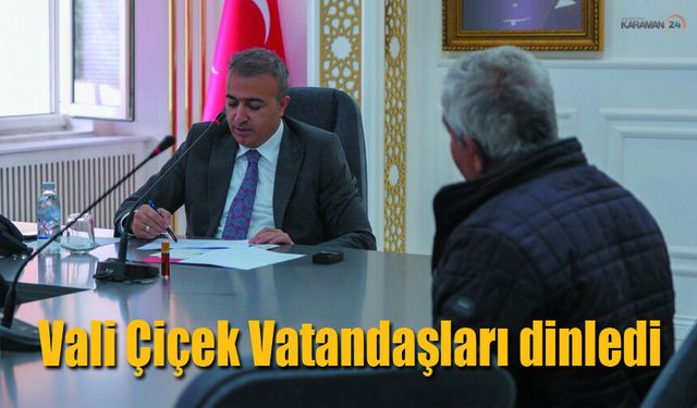 Vali Hayrettin Çiçek Halk Günü Programına Katıldı