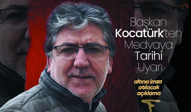 Karaman Gazeteciler Cemiyeti Başkanından Açıklama