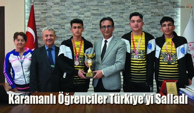 Karamanlı Öğrenciler Türkiye’yi Salladı