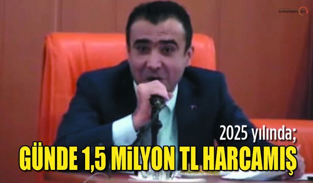 2025 yılında, Savaş Başkan günde 1,5 Milyon harcamış!