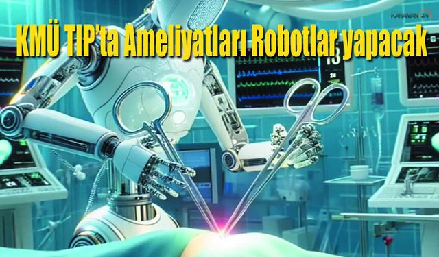 Karaman Tıp'ta Ameliyatları Robotlar yapacak