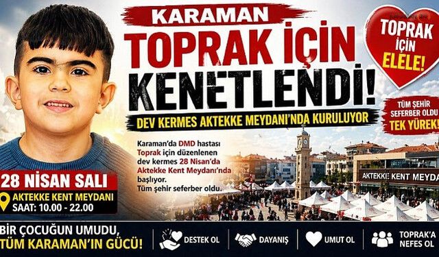 Dev Kermes Aktekke Meydanı'nda Kuruluyor