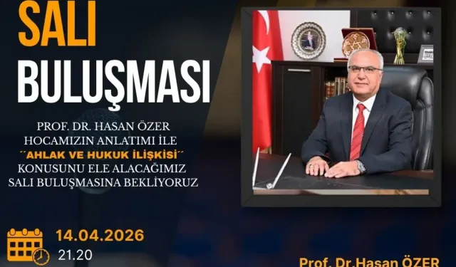 Hasan Özer, Karaman'da Ahlak ve Hukuk İlişkisini Anlatacak