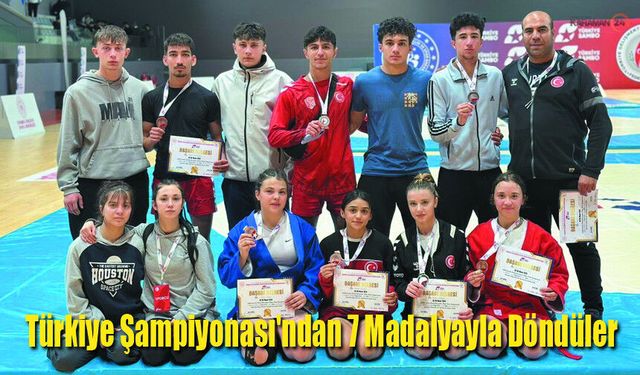 Türkiye Şampiyonası'ndan 7 Madalyayla Döndüler