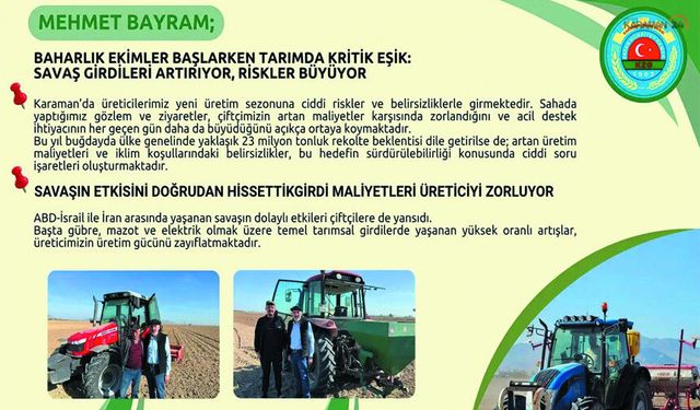 Çiftçiler Artan Maliyetler ve Kuraklıkla Karşı Karşıya