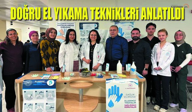 Karaman Eğitim ve Araştırma Hastanesi'nden El Hijyeni