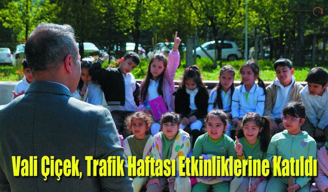 Vali Çiçek, Trafik Haftası Etkinliklerine Katıldı