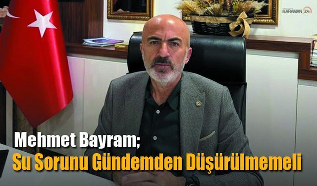 Yağışlar Bol Olsa da Su Sorunu Gündemden Düşürülmemeli