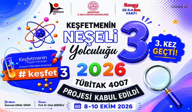“Keşfetmenin Neşeli Yolculuğu” Üçüncü Kez Kabul Edildi