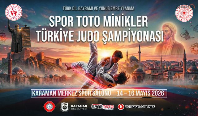 Karaman’da Dev Judo Heyecanı 1378 Sporcu Gelecek