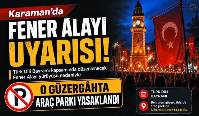 Cumartesi günü O Güzergâhta Araç Parkı Yasaklandı!