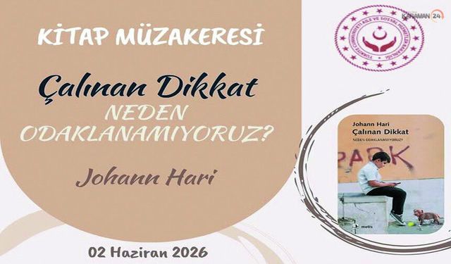 Karaman'da Kitap Müzakeresi: 'Çalınan Dikkat' Konuşuldu