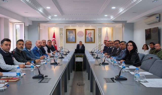 Karaman'da Hayvanları Koruma Kurulu Toplantısı