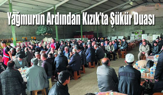 Yağmurun Ardından Kızık’ta Şükür Duası