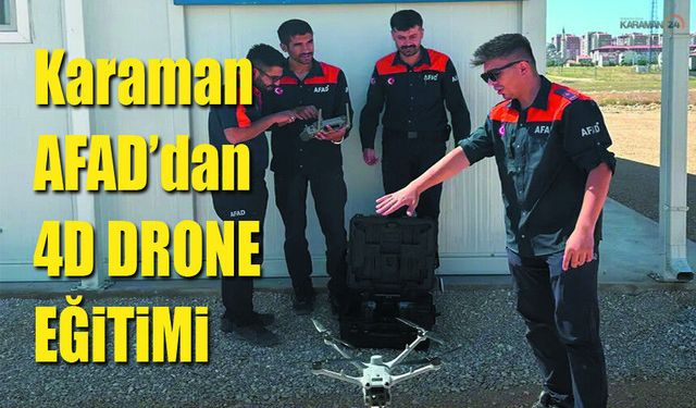 Karaman AFAD Personeline Drone Eğitimi Veriliyor