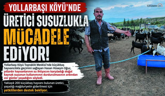Su İsyanı: “Hayvanlarım Susuzluktan Telef Olacak”