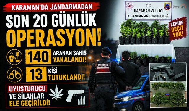 Jandarmadan Suçlulara Geçit Yok: 140 Aranan Şahıs Yakalandı