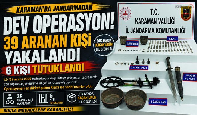 Jandarmadan Büyük Tarihi Eser Operasyonu