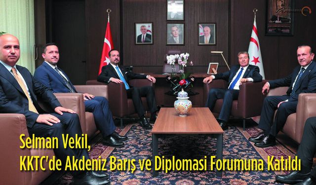 Selman Vekil, KKTC'de Akdeniz Barış ve Diplomasi Forumu'nda