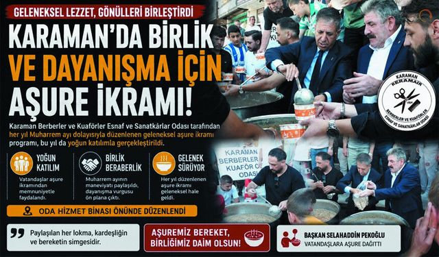 Berberler Odasından Aşure Haftası programı