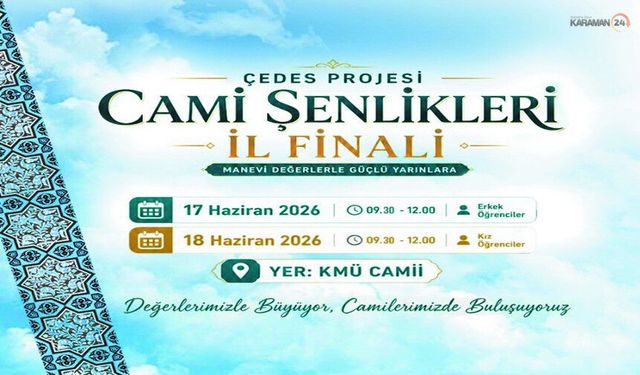 ÇEDES Cami Şenlikleri İl Finali KMÜ Camii’nde Düzenlenecek