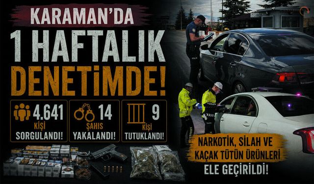 Emniyetin Operasyonlarında Dikkat Çeken Bilanço